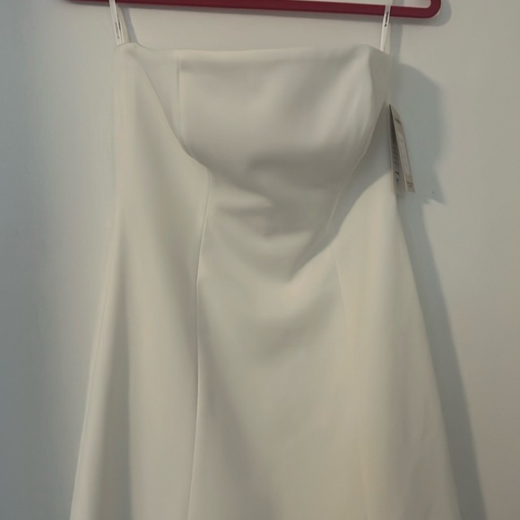 NWT Watters Strapless Ballad Crepe Mini Dress 8 - Picture 4 of 4